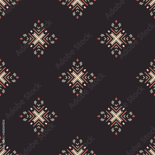 Decorative beautiful design with abstract elements for decoration and your design. The Ornament. Symmetry texture. Print for shawl and carpet, tile. Vector illustration.	