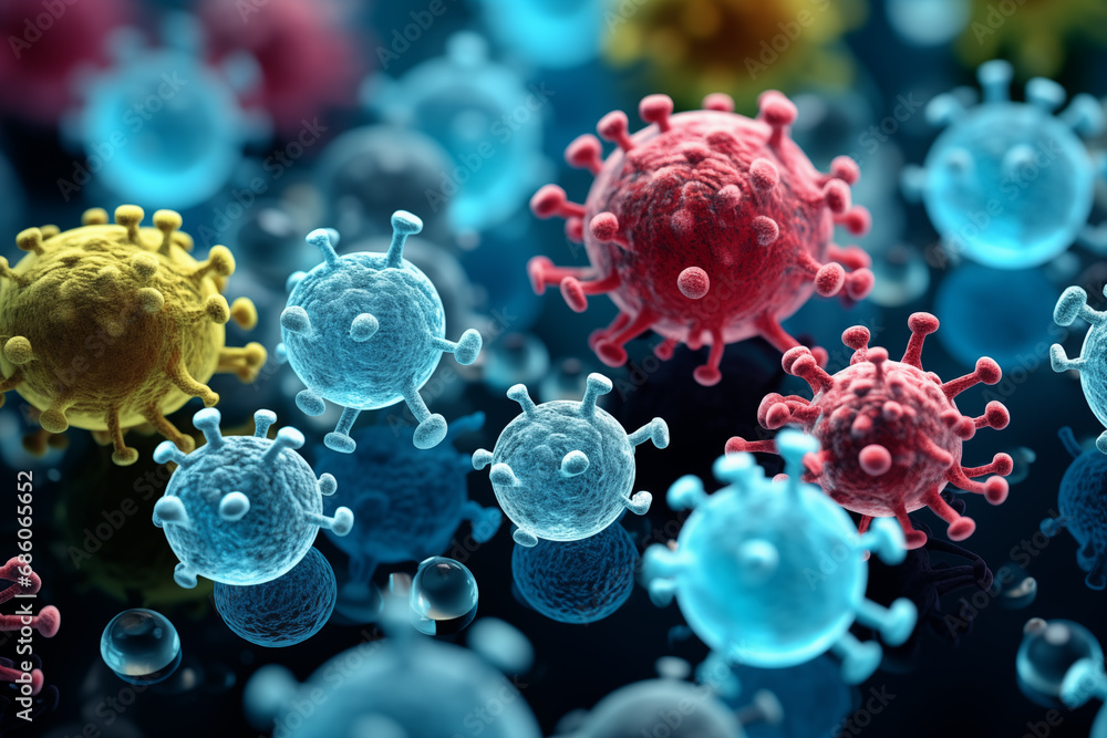 A microscopic virus that cannot be seen with the naked eye. A microscopic virus that cannot be seen with the naked eye.