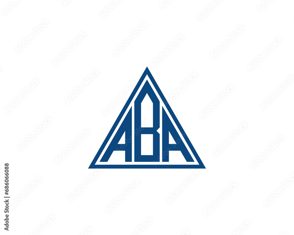 ABA logo design vector template ABA logo design vector template