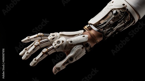 A prosthetic hand with the possibility of distinguishing compression force photo