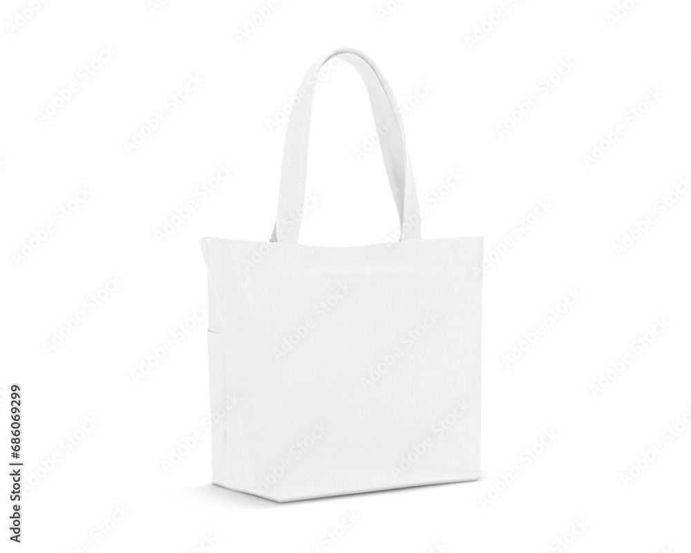 Blank white reusable canvas tote bag for branding mockup and use for save the planet from global warming Blank white reusable canvas tote bag for branding mockup and use for save the planet from global warming