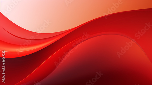 Stylish red of wave background design