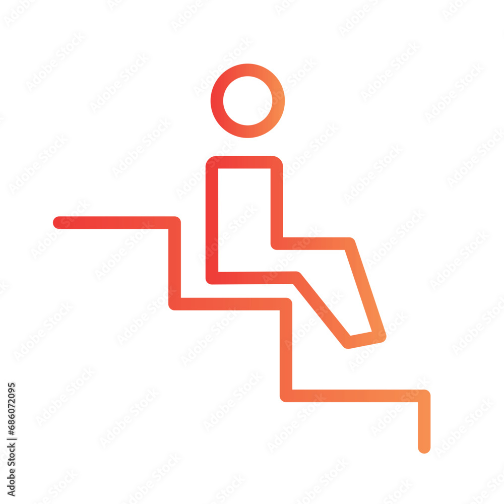 Beauty Hot Relax Gradient Outline Icon Beauty Hot Relax Gradient Outline Icon