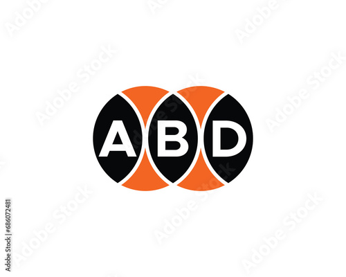ABD logo design vector template photo