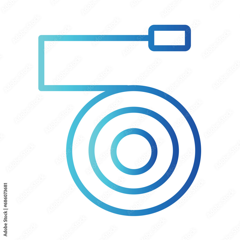 Yoyo Toys Kids Gradient Outline Icon