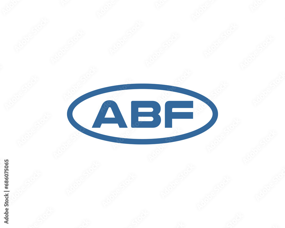ABF logo design vector template ABF logo design vector template