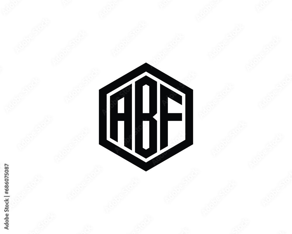 ABF logo design vector template ABF logo design vector template