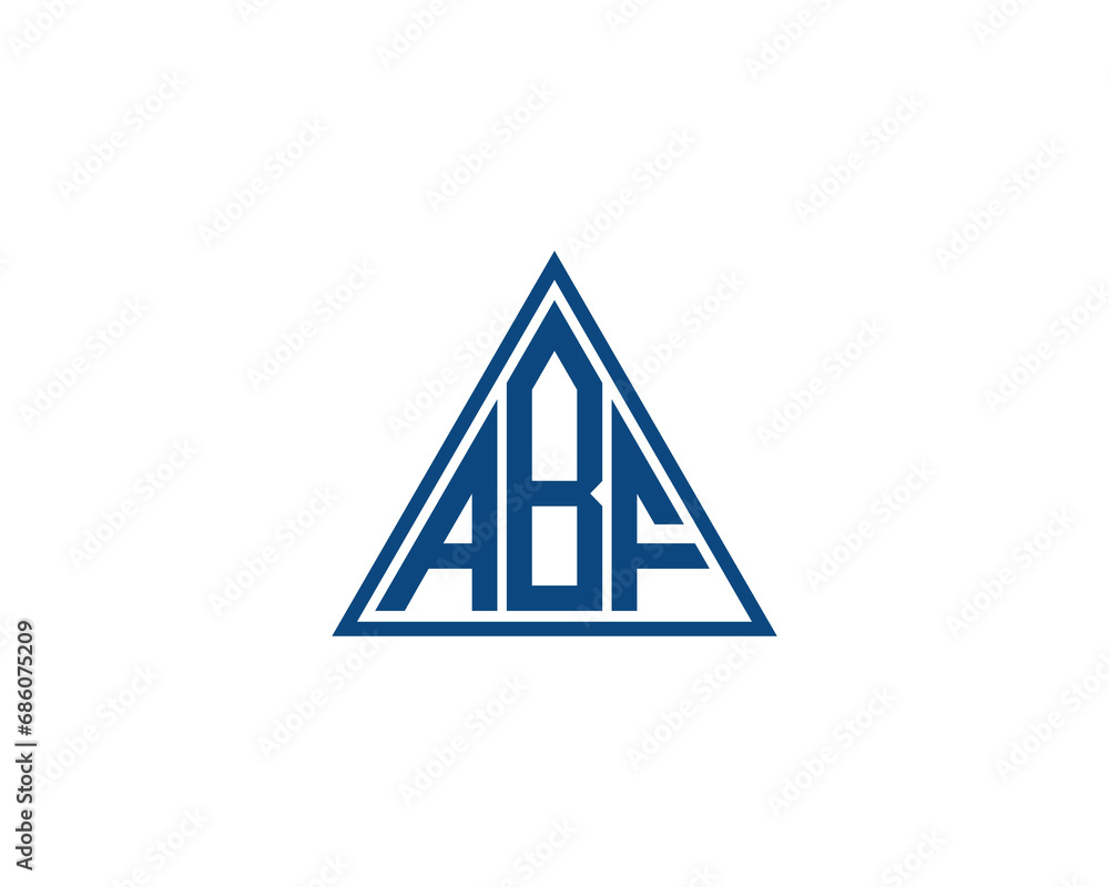 ABF logo design vector template ABF logo design vector template