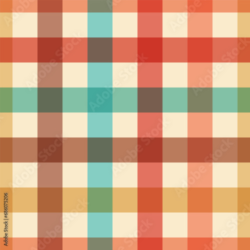 Vector seamless background consisting of colored stripes