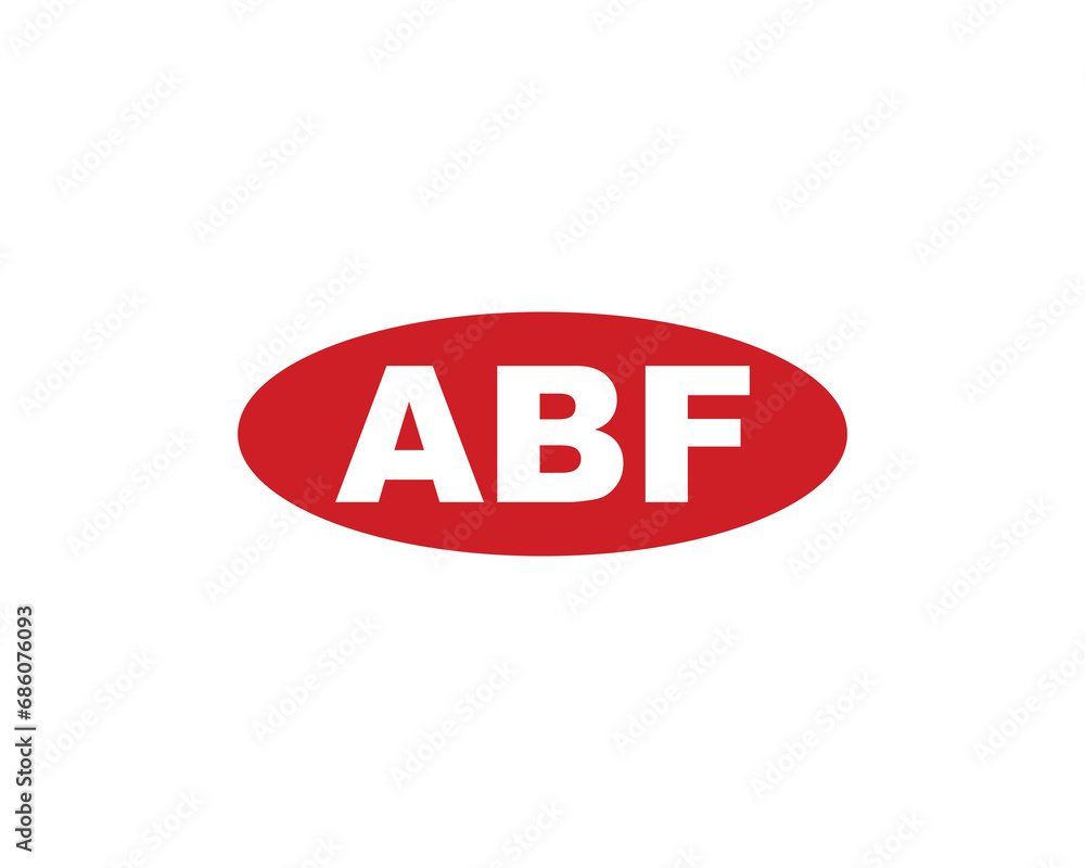 ABF logo design vector template ABF logo design vector template