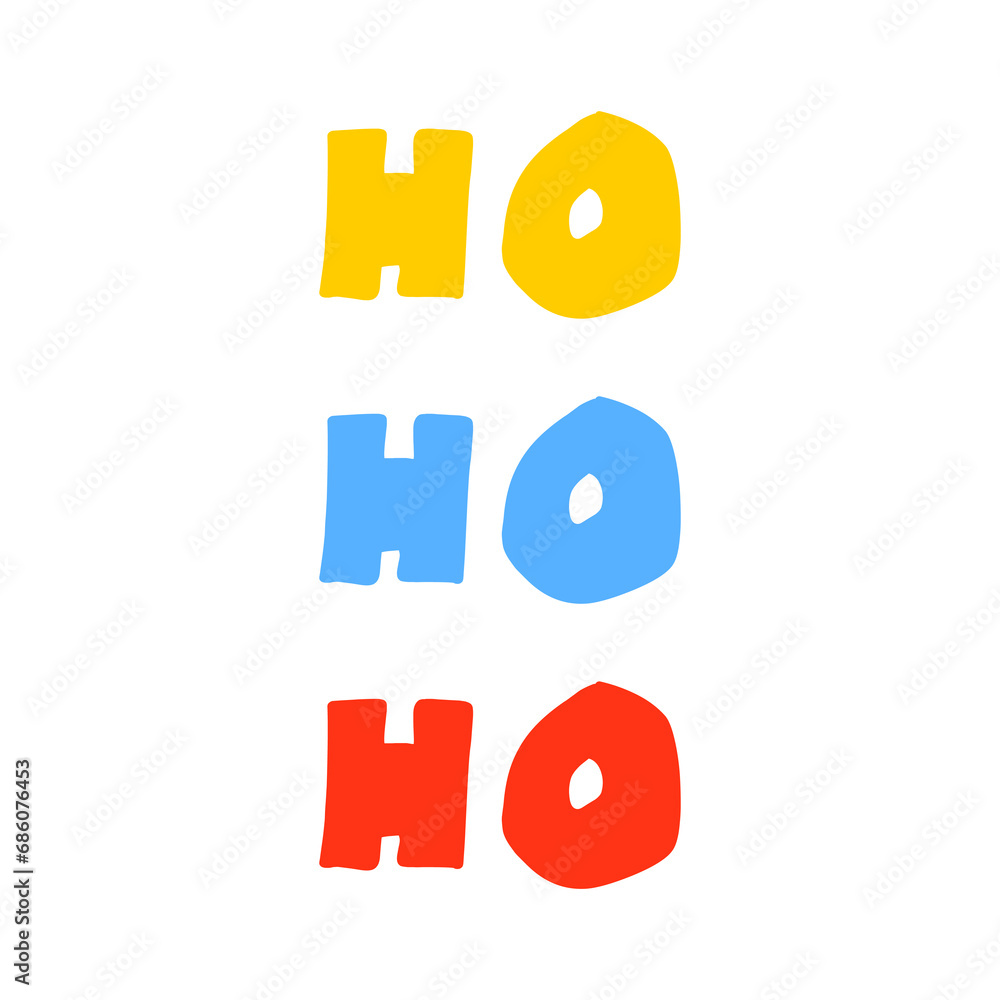 icon ho ho ho, Santa, Christmas, on a white background, vector illustration icon ho ho ho, Santa, Christmas, on a white background, vector illustration