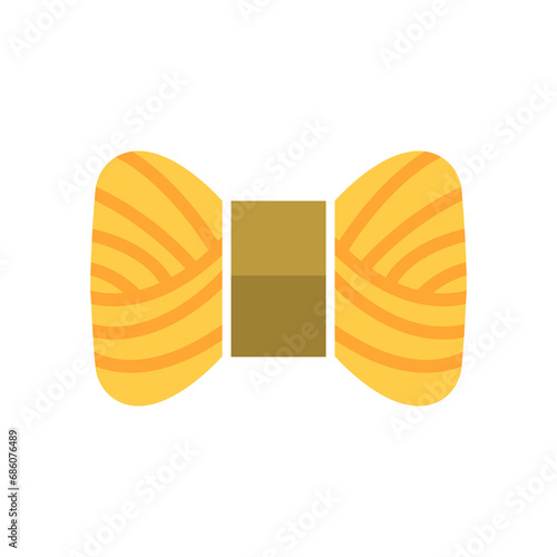 icon of a bundle of threads on a white background, vector illustration