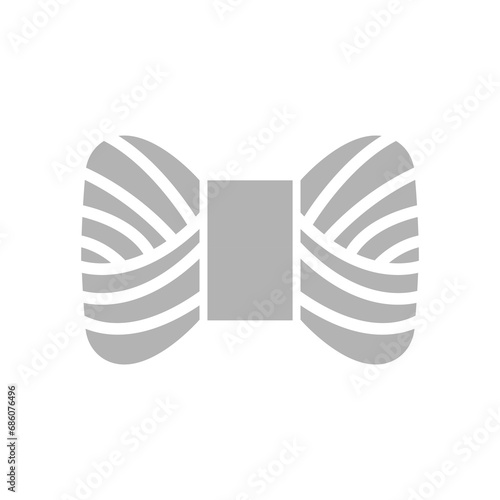 icon of a bundle of threads on a white background, vector illustration