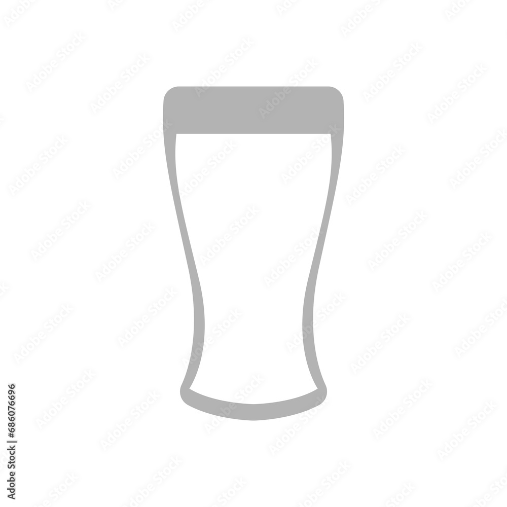 beer glass icon on a white background, vector illustration beer glass icon on a white background, vector illustration