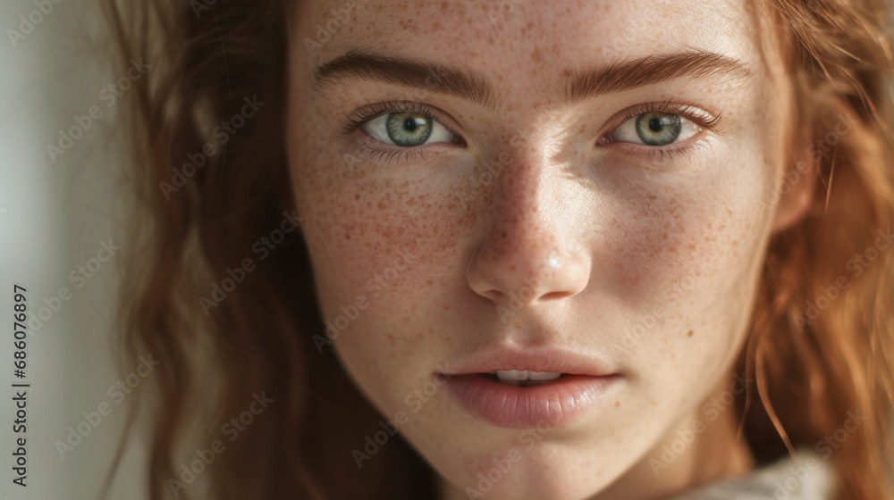Her expressive eyes tell a story of grace and charm. Her expressive eyes tell a story of grace and charm.