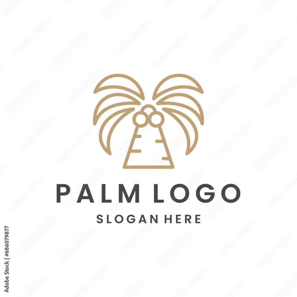 palm logo template vector illustration design palm logo template vector illustration design