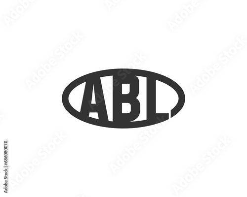 ABL logo design vector template