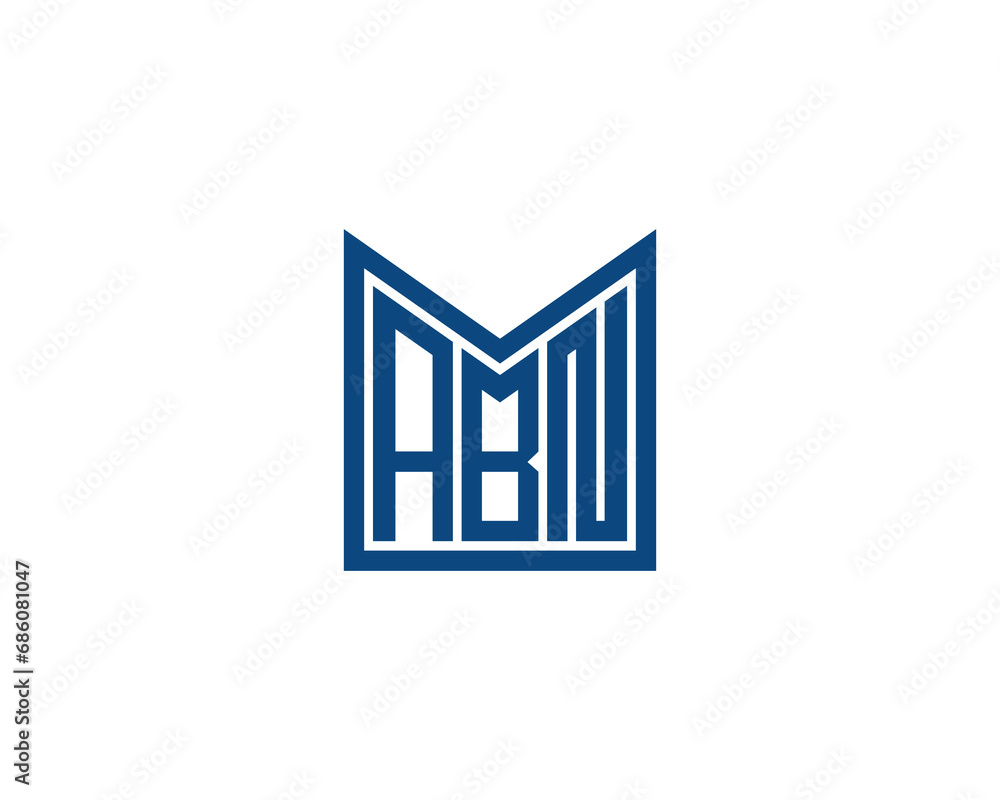 ABN logo design vector template ABN logo design vector template