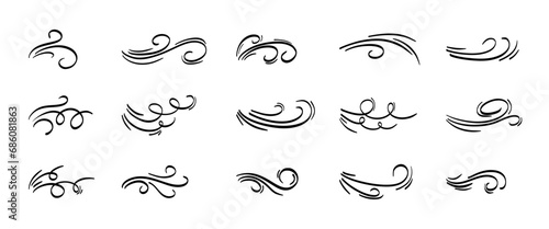Hand drawn doodle vector set. Collection of cute hand drawn doodle.