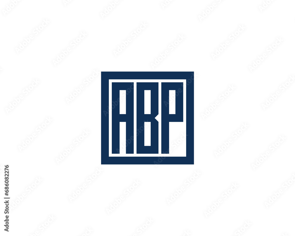 ABP logo design vector template