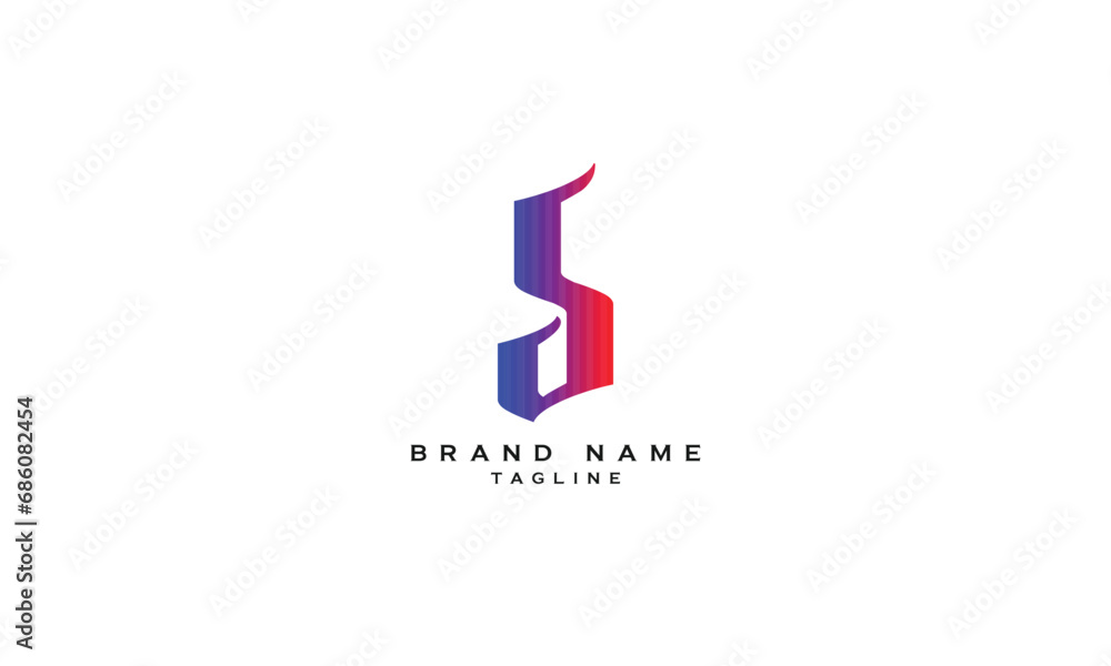 DS, SD, Abstract initial monogram letter alphabet logo design DS, SD, Abstract initial monogram letter alphabet logo design