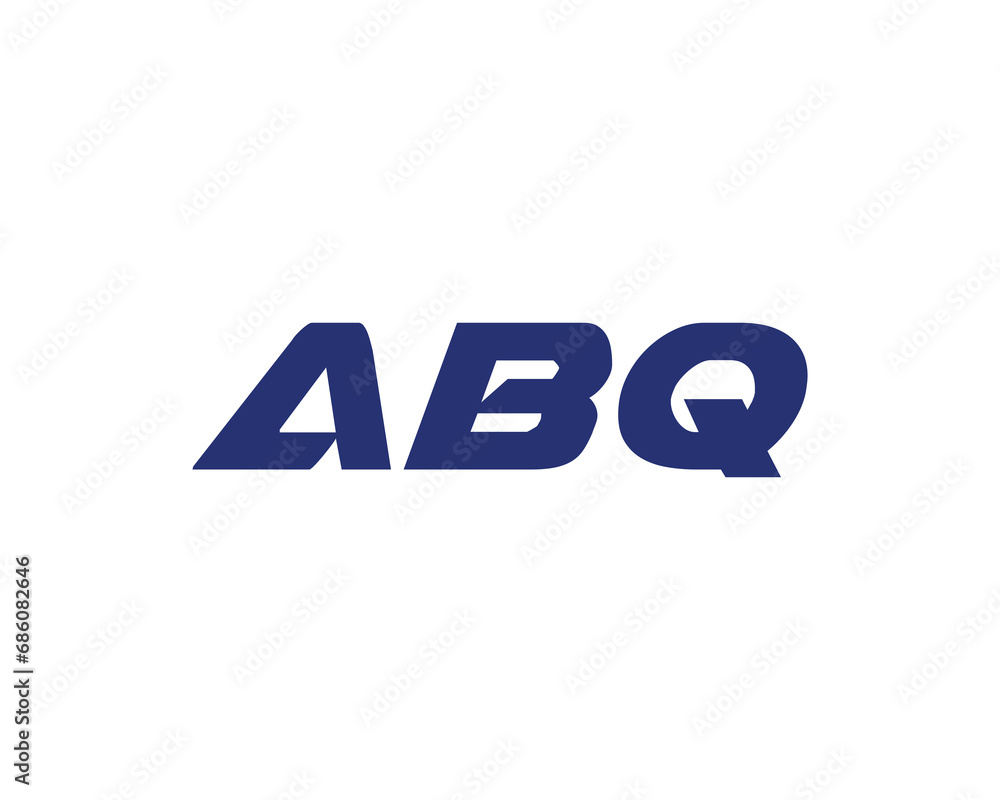 ABQ logo design vector template