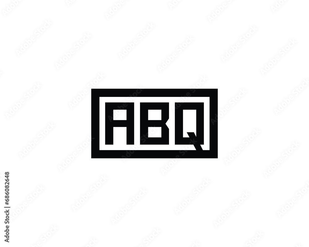ABQ logo design vector template ABQ logo design vector template