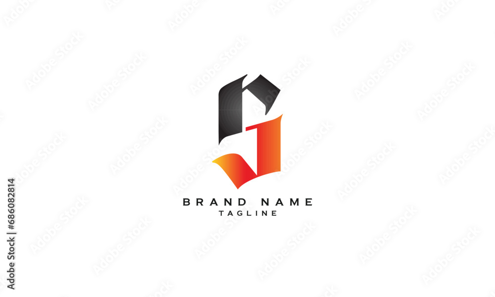 RS, SR, Abstract initial monogram letter alphabet logo design RS, SR, Abstract initial monogram letter alphabet logo design