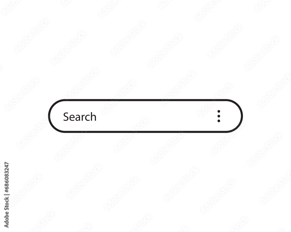 Search bar icon vector illustration isolated Search bar icon vector illustration isolated