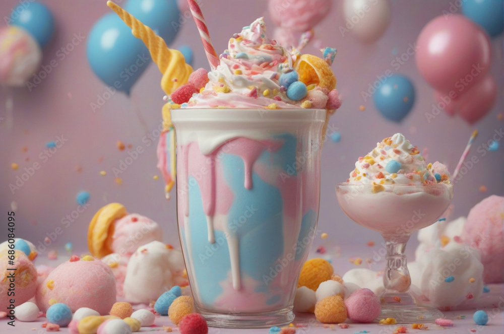 Unicorn Milkshakes, Freakshakes