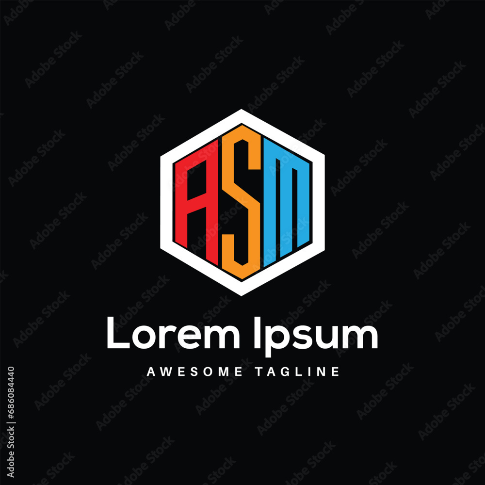 ASM Letter Logo Design Free Icon ASM Letter Logo Design Free Icon