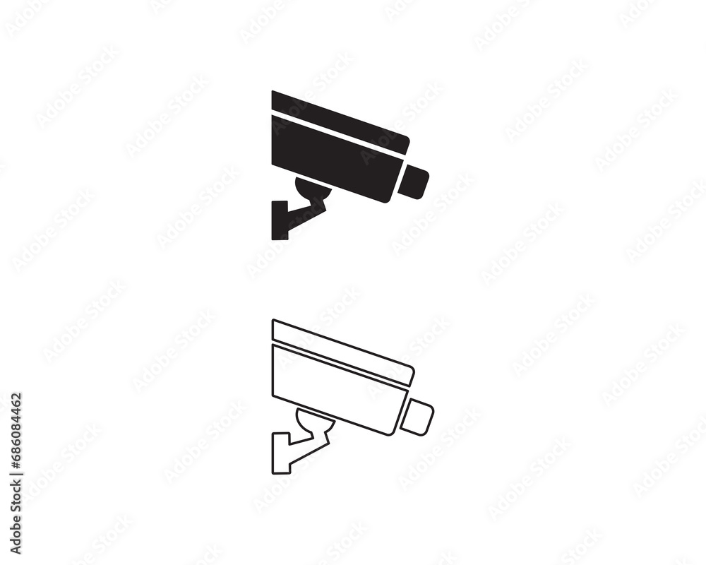 Security camera cctv safety icon vector symbol design illustration Security camera cctv safety icon vector symbol design illustration