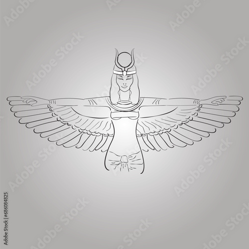 Ancient Egyptian Goddess Isis