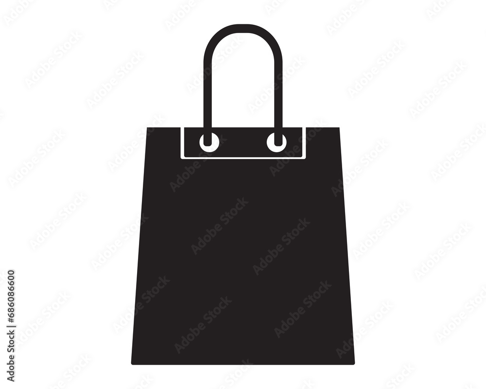Shopping bag icon vector symbol design illustration Shopping bag icon vector symbol design illustration