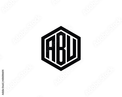 ABU logo design vector template