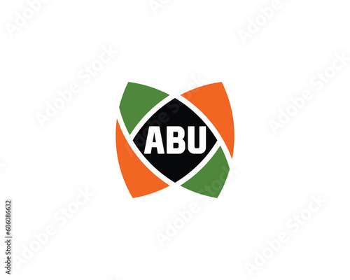 ABU logo design vector template