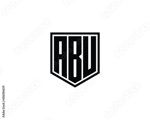 ABU logo design vector template