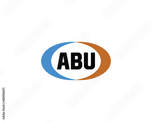 ABU logo design vector template