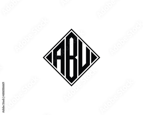 ABU logo design vector template