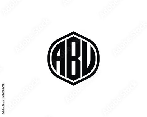 ABU logo design vector template