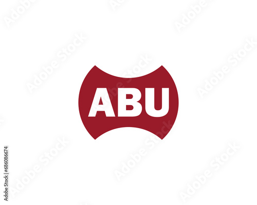 ABU logo design vector template