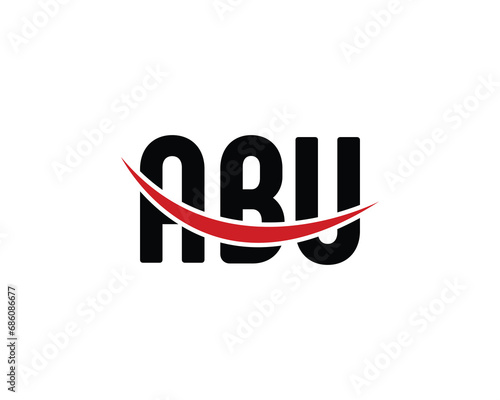 ABU logo design vector template
