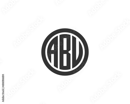 ABU logo design vector template