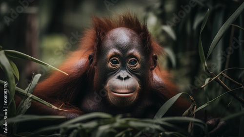 Baby orang utan