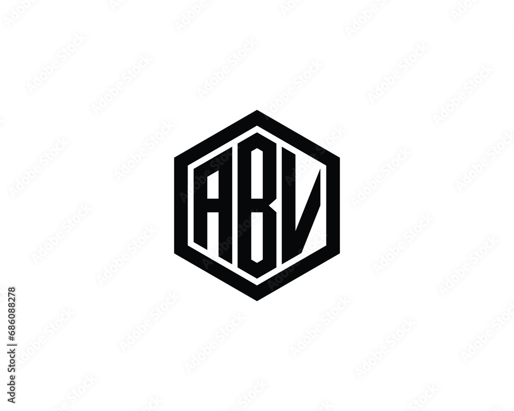 ABV logo design vector template ABV logo design vector template