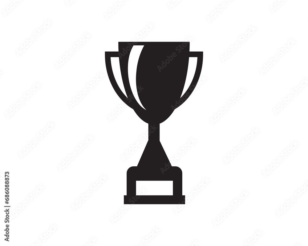 Trophy award icon vector symbol design illustration Trophy award icon vector symbol design illustration