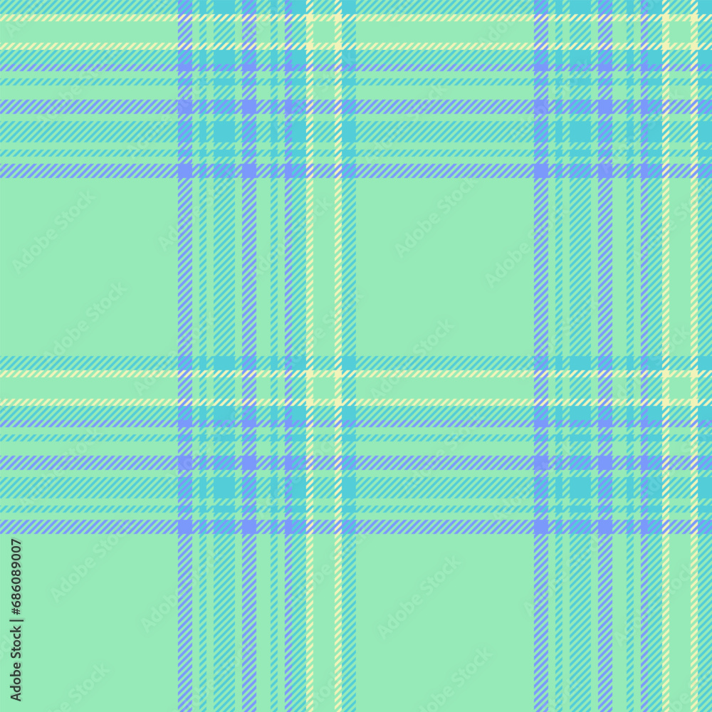 Plaid texture textile of fabric pattern background with a vector tartan seamless check.