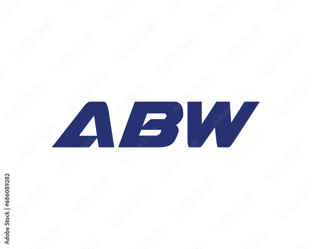 ABW logo design vector template ABW logo design vector template