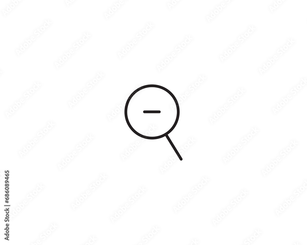 : zoom out icon vector symbol design illustration : zoom out icon vector symbol design illustration