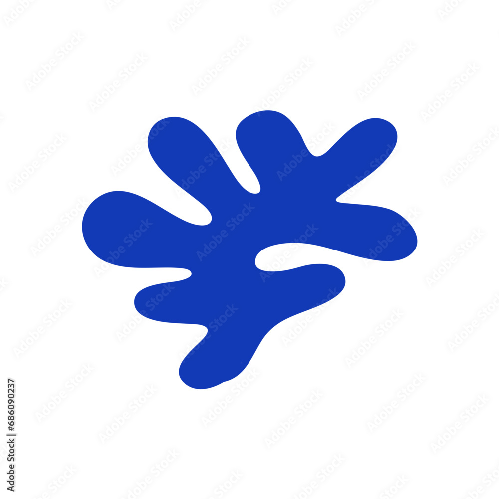 Colorful shape doodle. Funny basic shapes Colorful shape doodle. Funny basic shapes